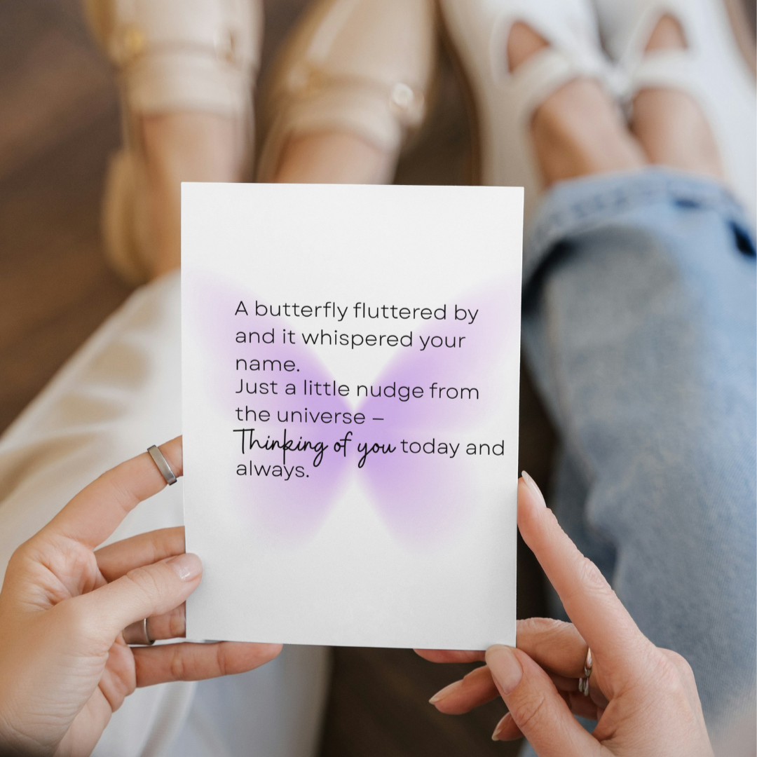Butterfly Thinking of You Card