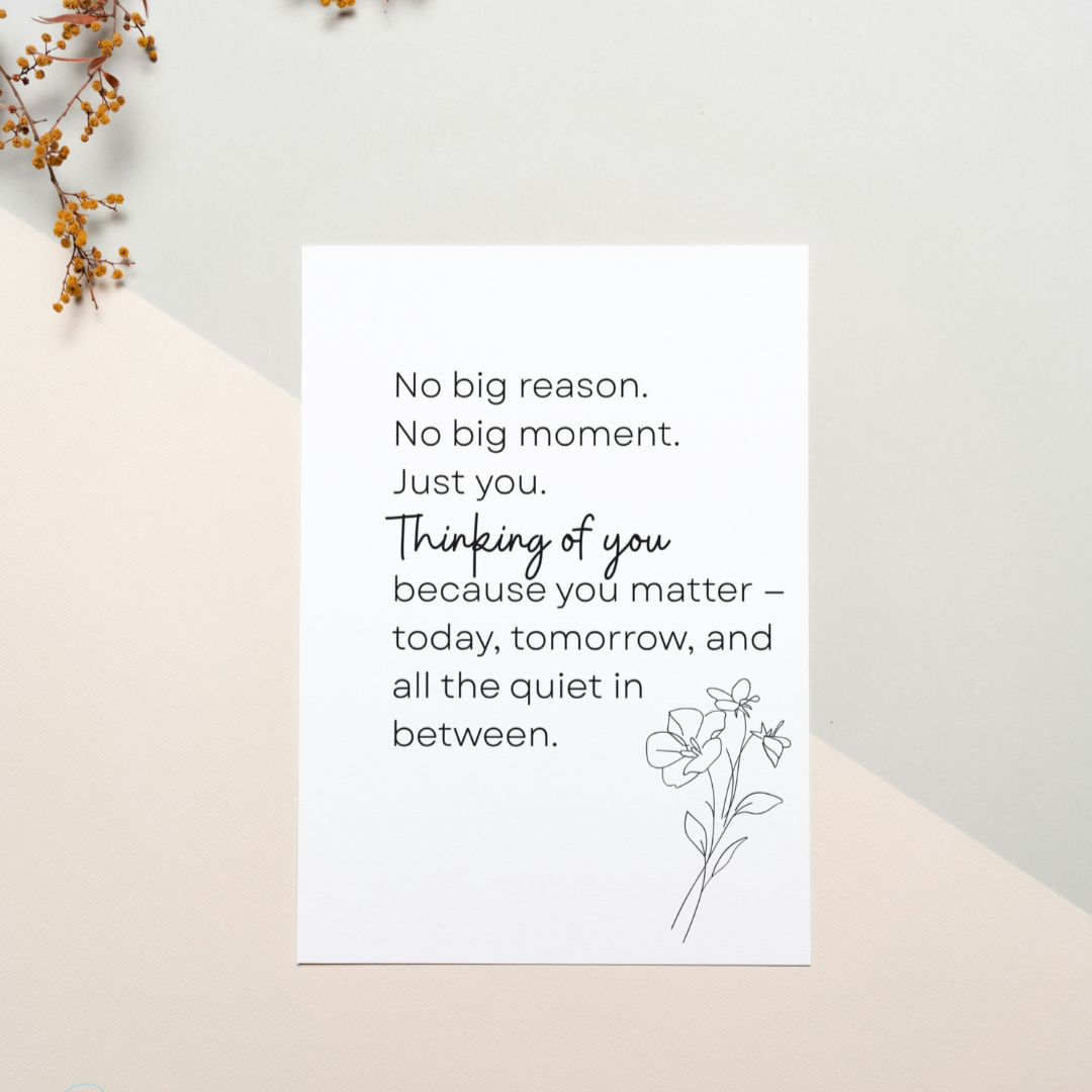 You Matter Thinking of You Card