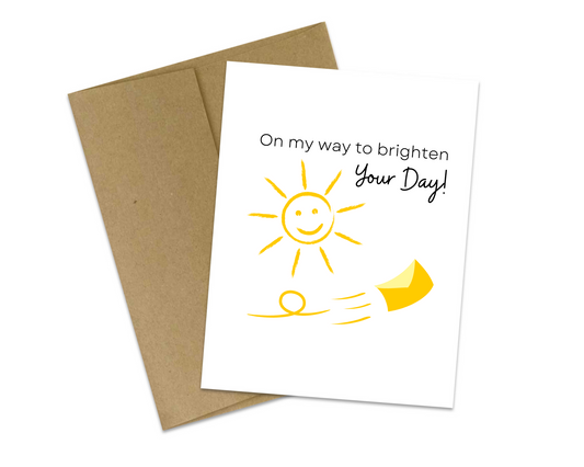 On my way to brighten your Day!