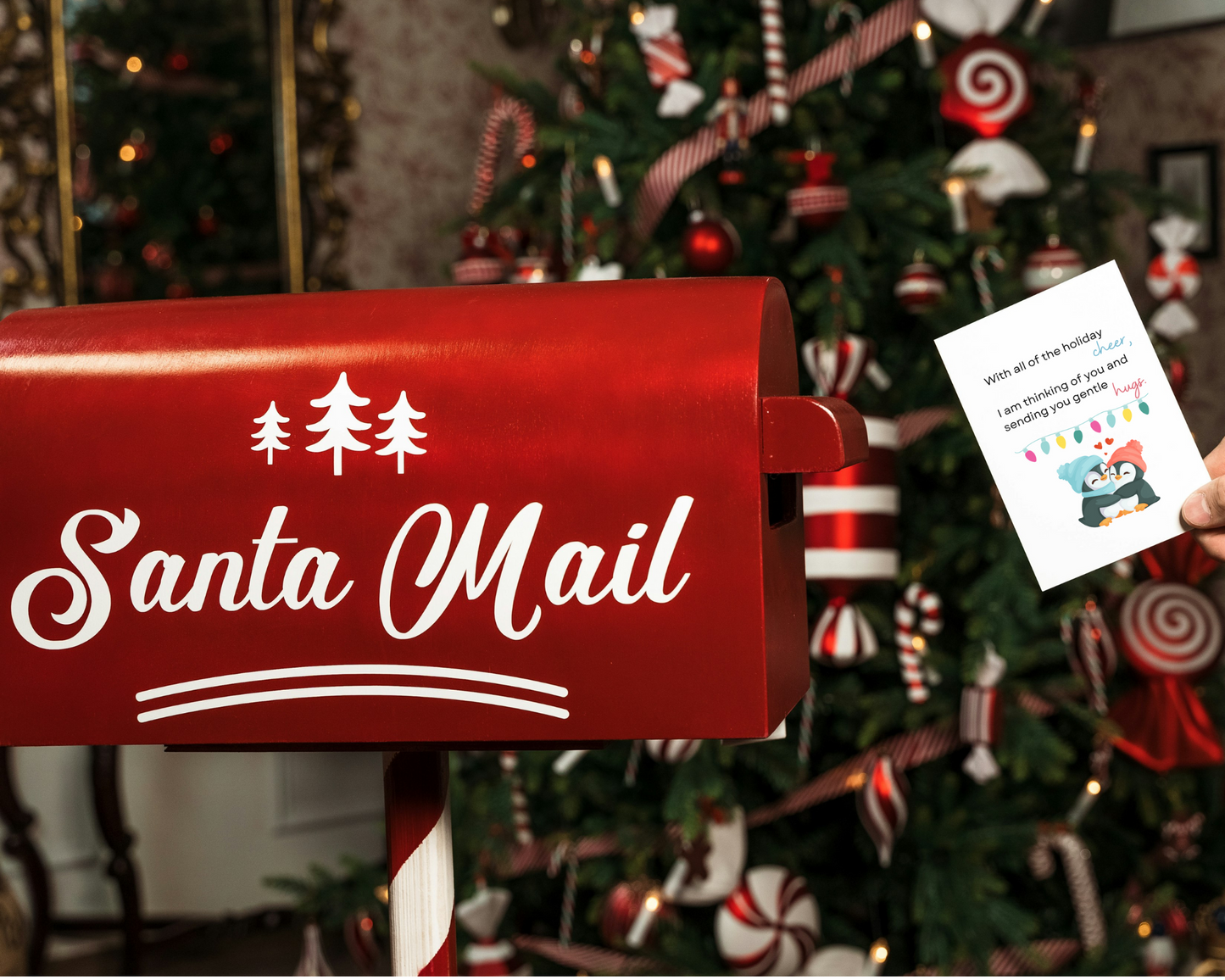 With all of the holiday cheer, I am thinking of you and sending you gentle hugs.