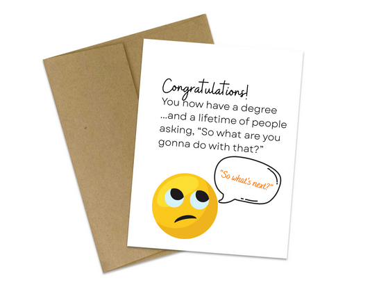 Congratulations! You. now have a degree...