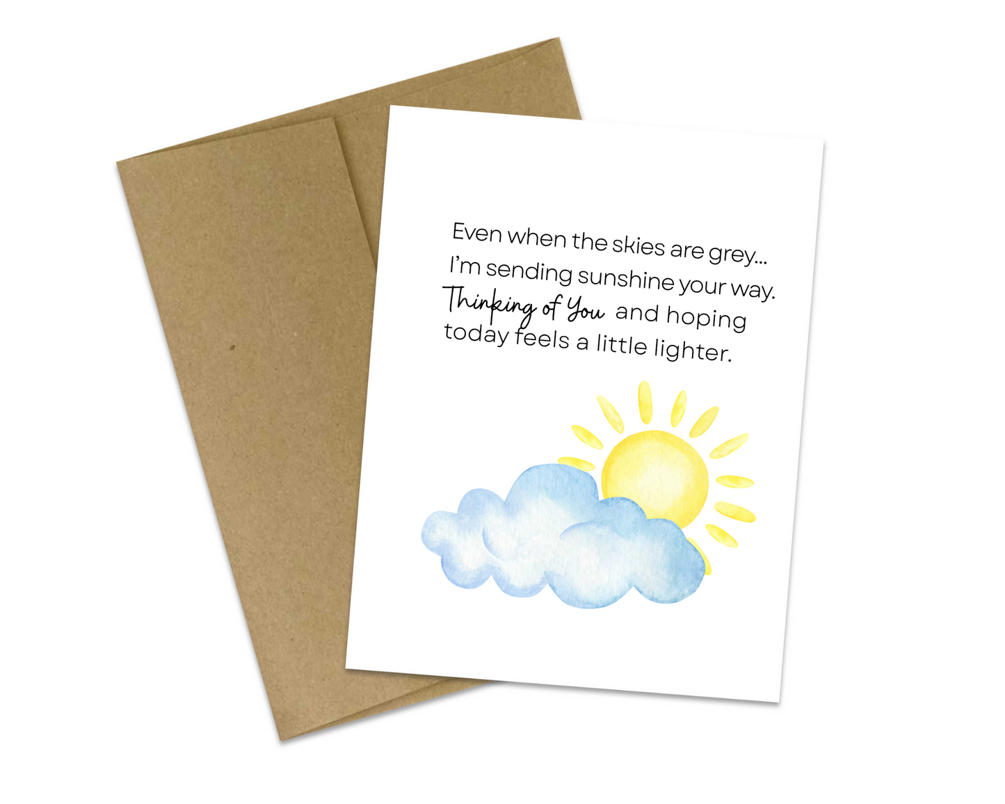 Thinking of You Sunshine Card