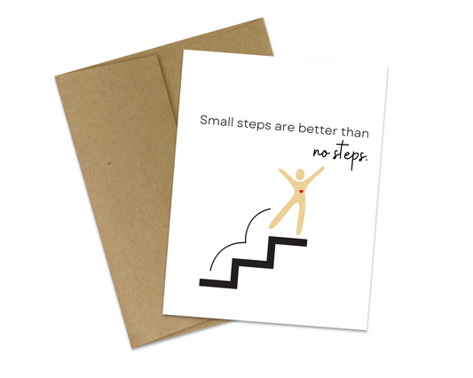 Small steps are better than no steps