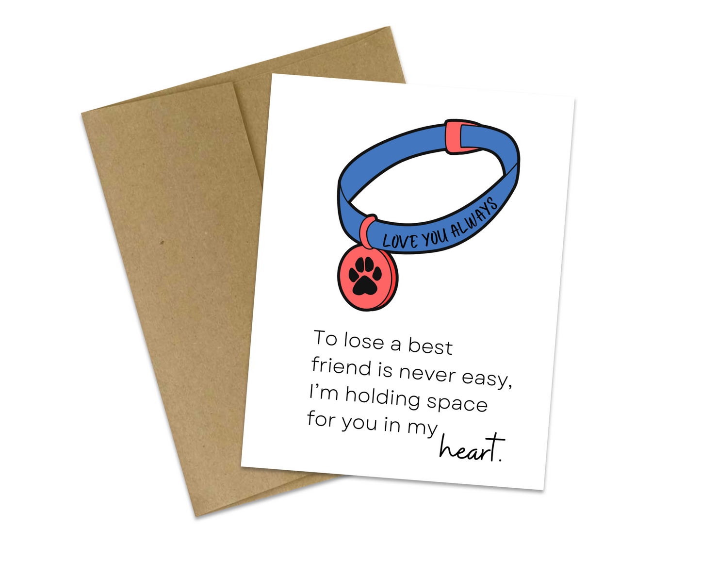 Sympathy - Dog card