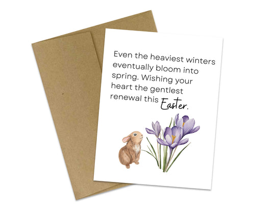 Even the heaviest winters eventually bloom into Spring