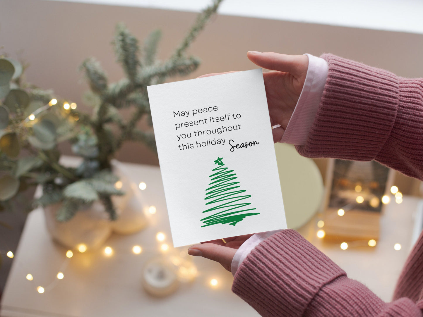 May peace present itself to you throughout this holiday
