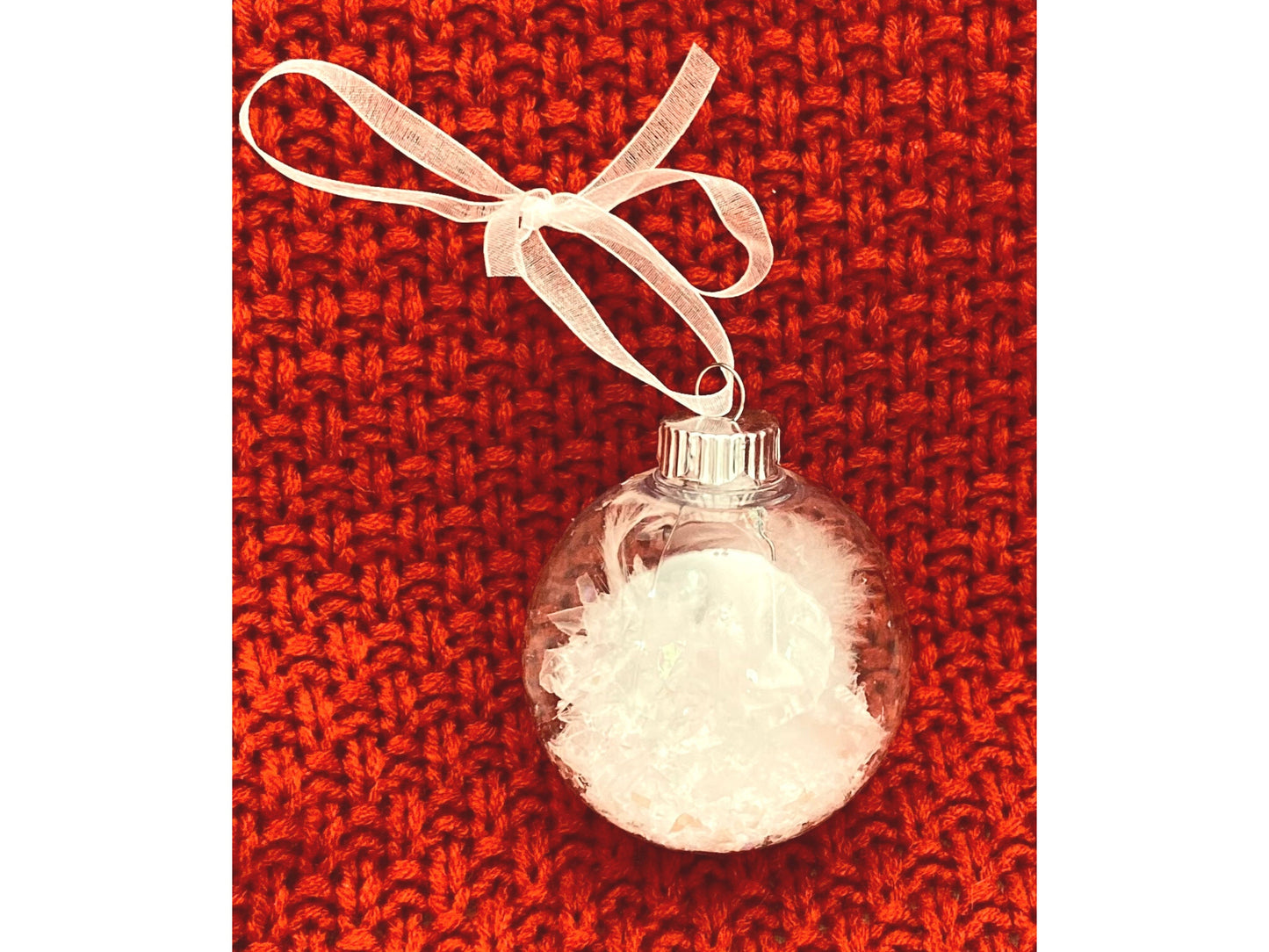 Angel Feather Memorial Ornament