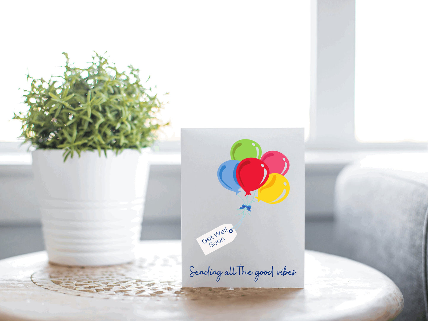 Get well soon - sending all the good vibes