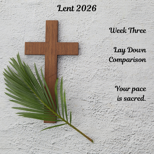 Lay Down Comparison and Embrace Your Pace: A Lenten Reflection on Grief and Healing