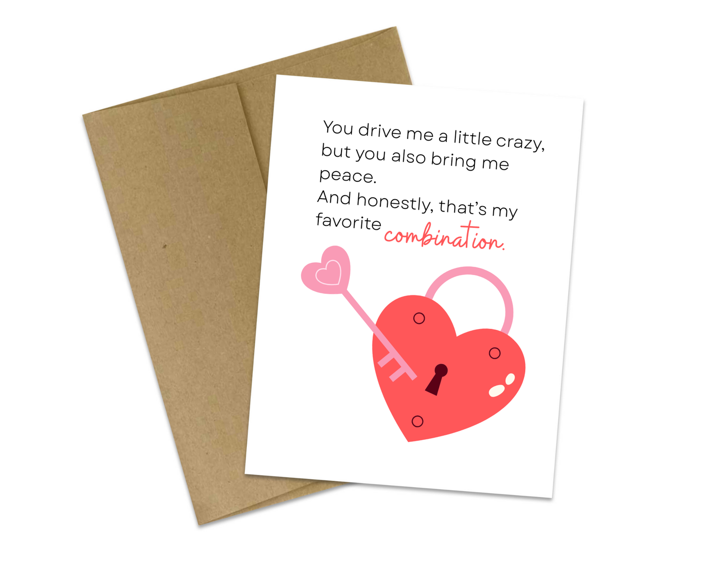 You’re My Calm & My Chaos – Funny Valentine’s Day Love Card