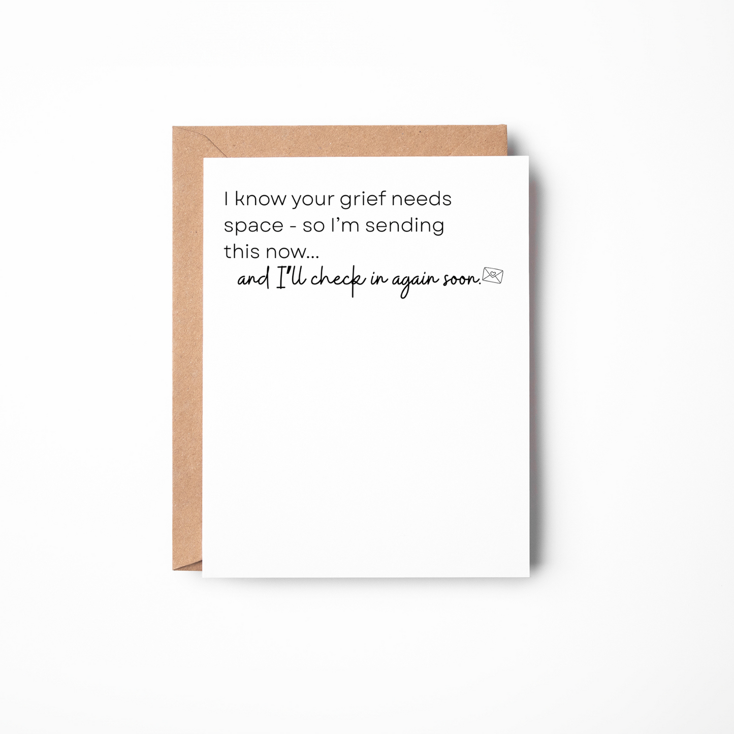 I’ll Check In Again Soon | Grief Support Card