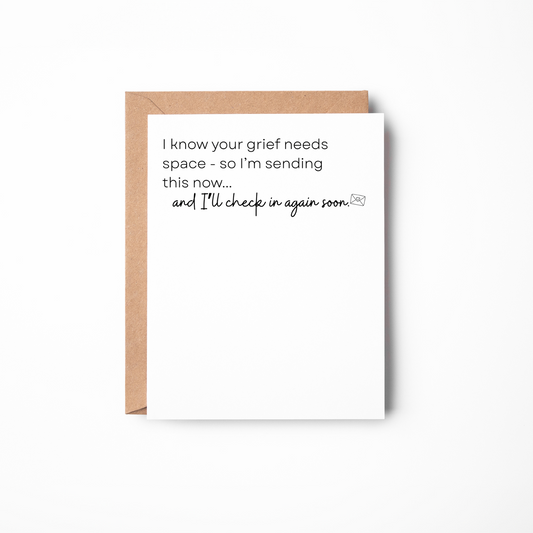 I’ll Check In Again Soon | Grief Support Card
