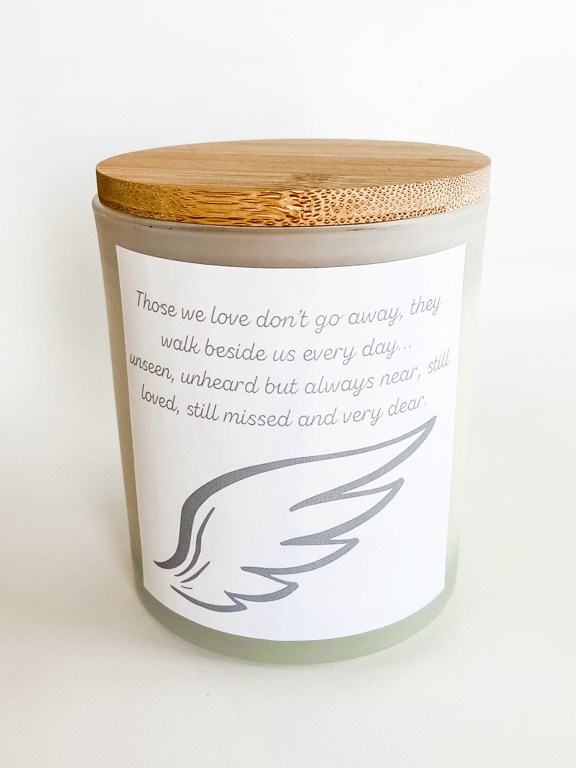Angel Wing Candle – Butterflies and Halos