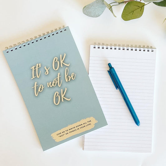 "It's OK to not be OK" notebook