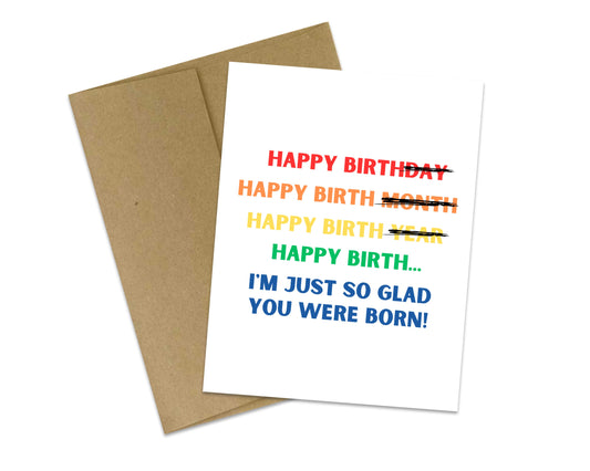 Happy Birthday Card - Celebrate it al